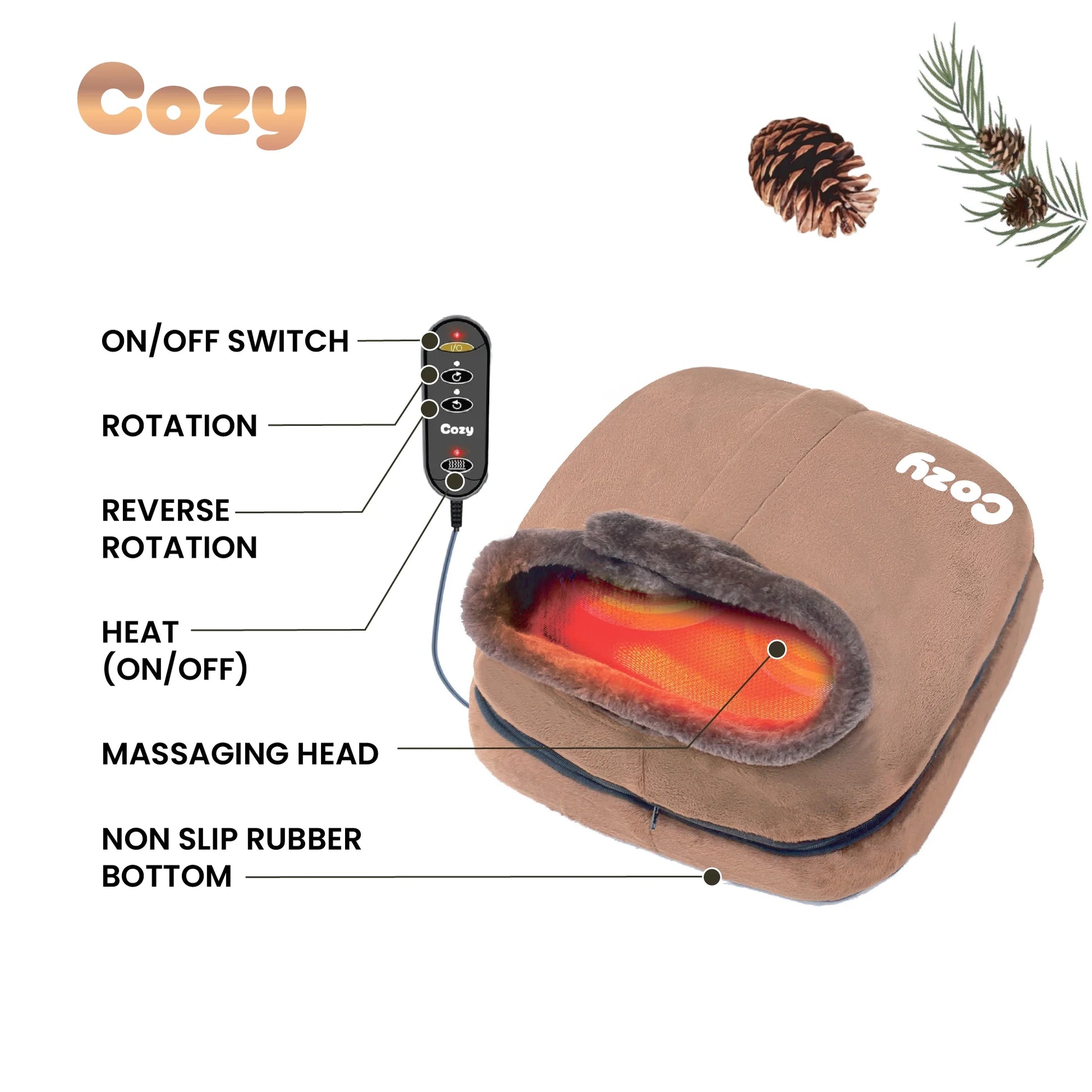 Indulge in Comfort: Electric Heated Foot Massager for Ultimate Relaxation